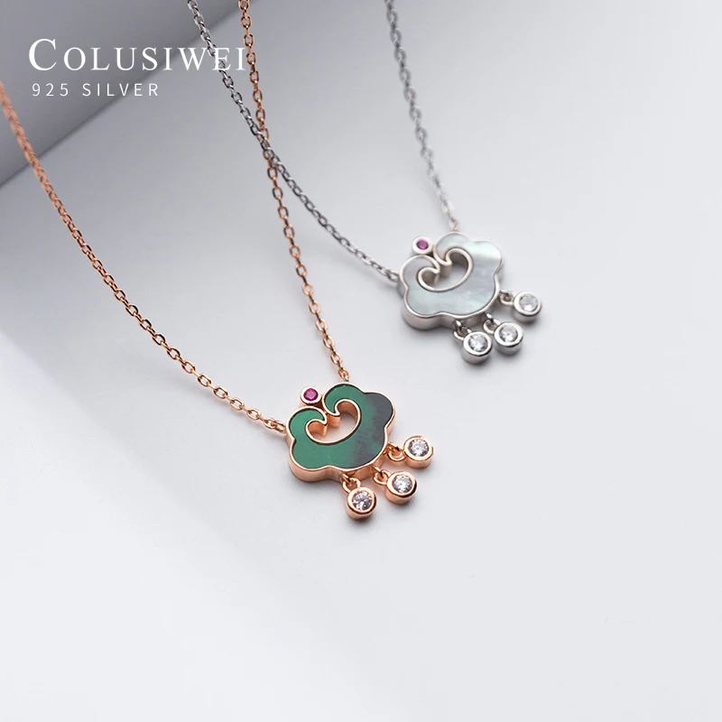 

Colusiwei 100% Authentic 925 Sterling Silver Safety or Longevity Lock Pendant Link Chain Necklace for Women Kids Fine Jewelry