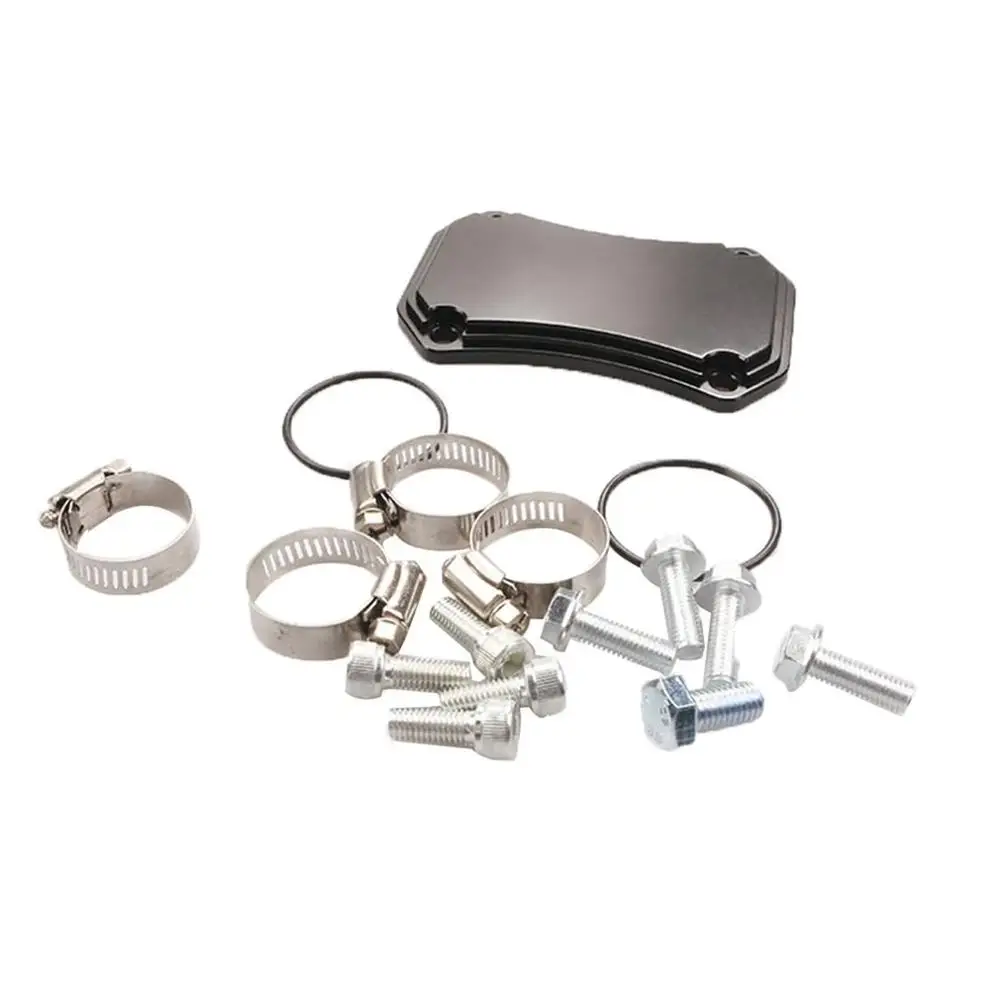 

EGR Valve Cooler Delete Kit Exhaust Gas Circulation Pipe Fitting Kit for Chevy GMC 11-15 6.6L LML Duramax Turbo Diesel