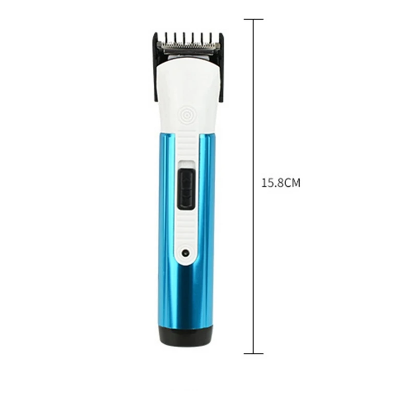 2Pcs Mini Portable Electric Hair Clipper Cordless Rechargeable Trimmer Beard Shaver EU Plug - Pink & Blue | Бытовая техника
