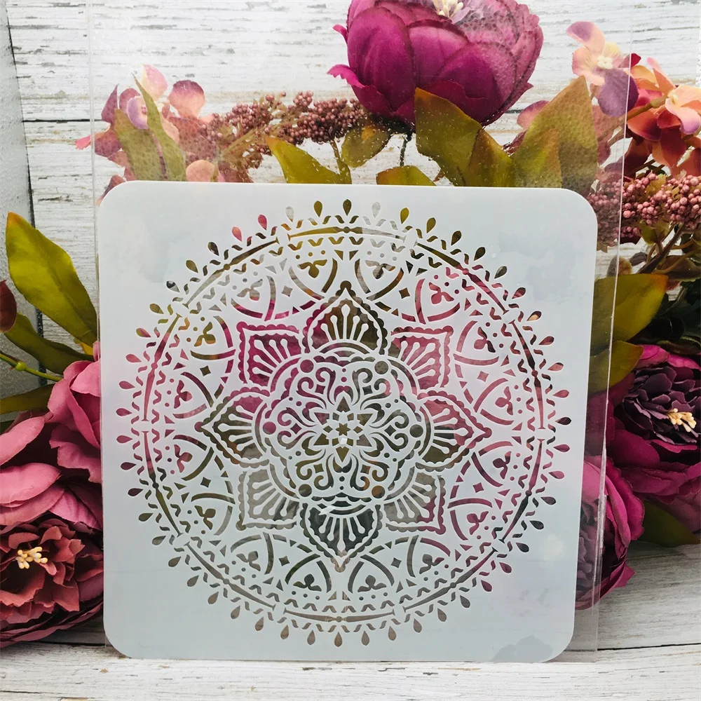 Трафареты Мандала круглые &quotсделай сам&quot декоративные трафареты для рисования