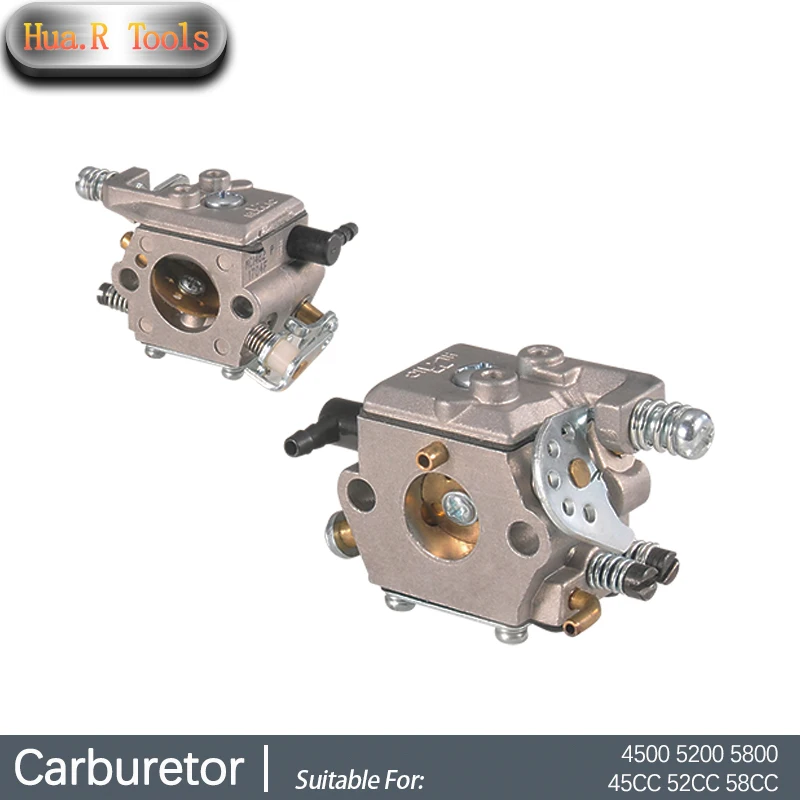 

High Efficiency Carburetor Replacement For 4500 5200 5800 45CC 52CC 58CC Chainsaw Power Tool
