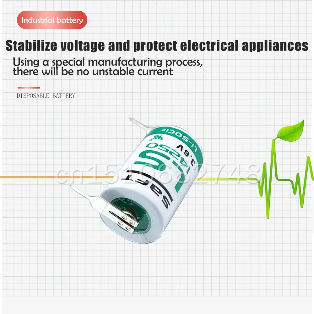 1 шт./лот новый оригинальный SAFT LS 14250 LS14250 3 6 V 1/2 AA 1/2AA Первичная батарея ПЛК литиевая