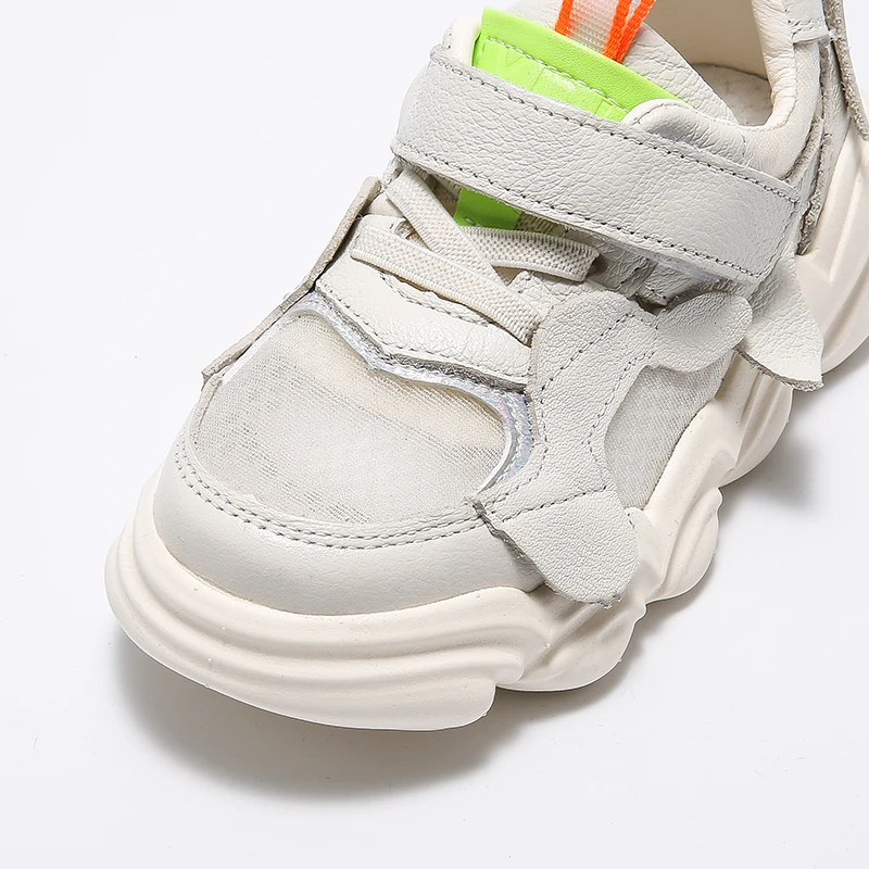 Весенние детские спортивные кроссовки для маленьких девочек Модные бега Детские