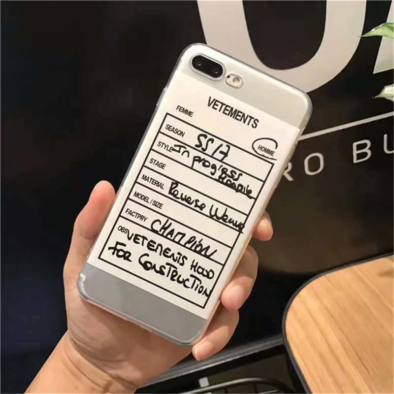 Lovebay Прозрачный чехол для телефона с забавными буквами iPhone 11 Pro X XR XS Max 5 5S SE 6 6s 7 8 Plus