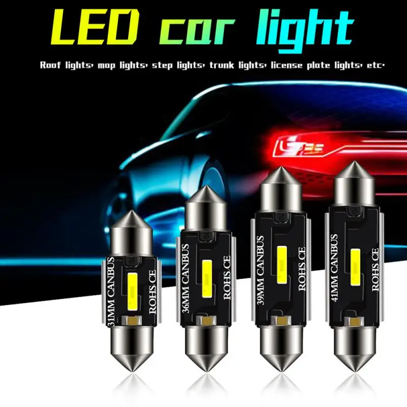 

White LED C5W C10W Super Bright Car Dome Light Canbus Auto Interior Reading Lamps Kit LED Interior Light Reading