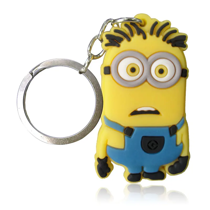 1 шт. Гринч палантин Рождественский брелок для ключей для женщин и мужчин рюкзак сумки Звездные войны Единорог ПВХ мягкие брелки ювелирные изделия porte clef - Цвет: 7001-01