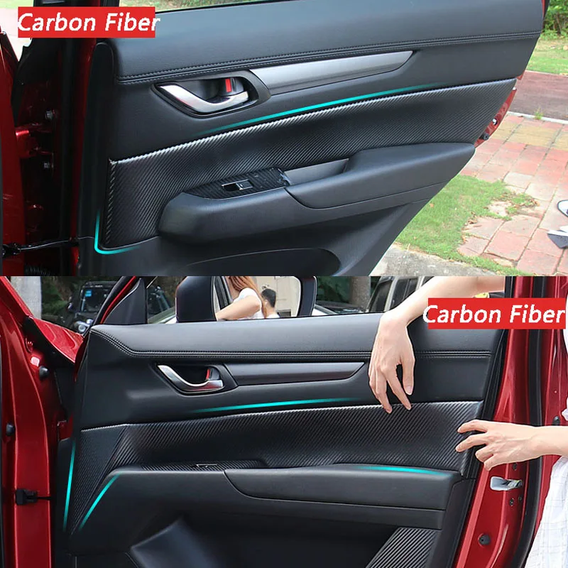Кожаная Дверная панель подлокотник Foreskin Крышка для Mazda CX5 CX-5 Автомобильная внутренняя дверная панель s охранники автомобильные аксессуары