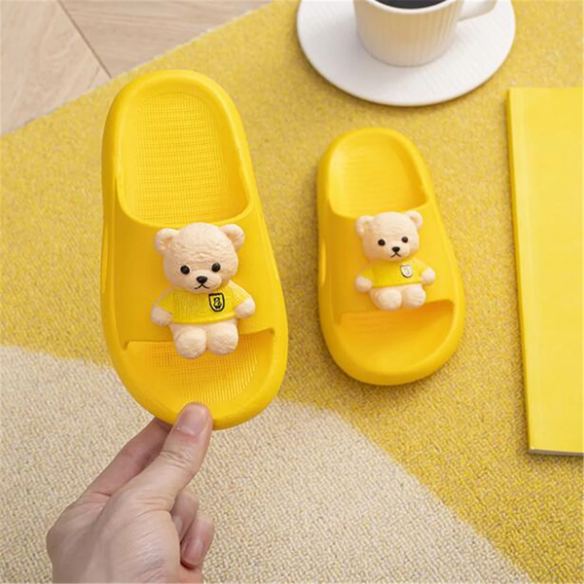 Новинка лета 2021 милая детская одежда для улицы и ванной Нескользящие сандалии с