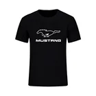 Летняя мужская футболка 2020, топ с принтом Ford Mustang Muscle Car, модная спортивная футболка с коротким рукавом, футболка для фанатов