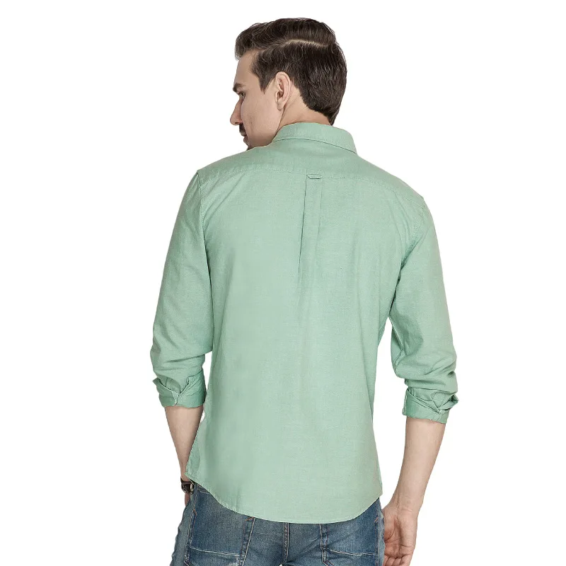 

Spring shirt men's UV resistant men's coat leisure business men's long sleeve Oxford cardigan