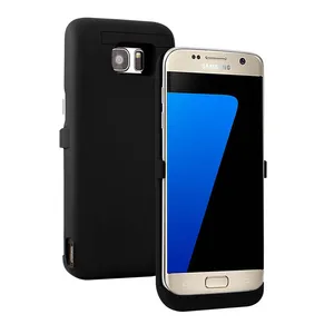 s7 battery case for samsung galaxy s7 edge charging case backup power bank battery charger stand back cover 5000mah free global shipping