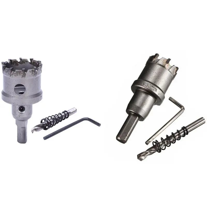

2Pcs Carbide Tip Metal Cutter Stainless Steel Hss Drill Bit Hole Saw Holesaw - 30Mm & 38Mm