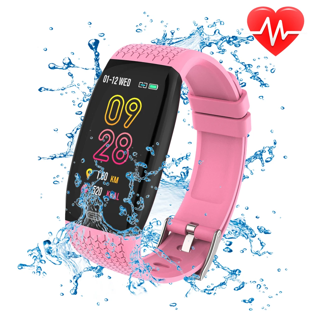2020 Smart Wristband Fitness Bracelet Blood Pressure Measurement Heart Rate Waterproof Pedometer Band Watch |