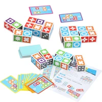 kids space logical thinking board game matching puzzle thinking desktop game puzzle toy parent child interactive party game gift