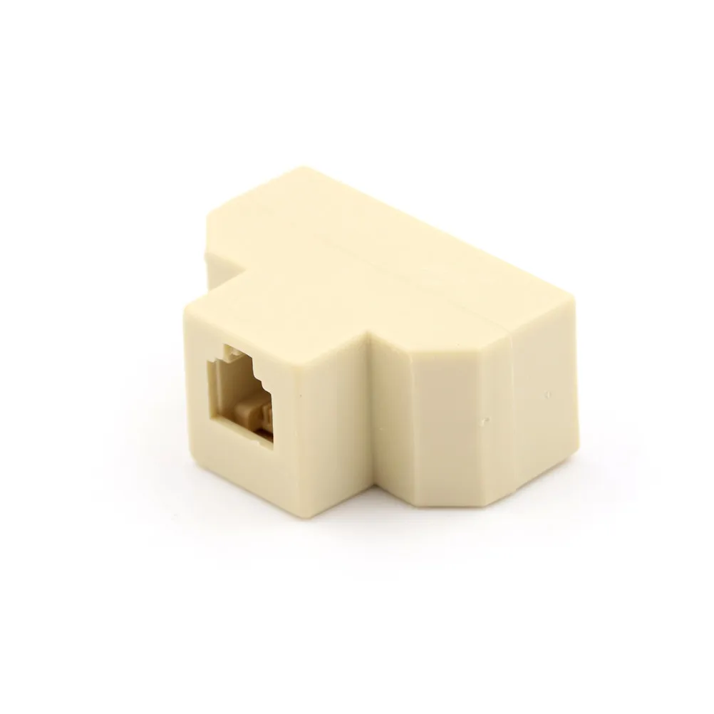Телефонный разветвитель 6P4C RJ11, 1 шт., 3-сторонний адаптер, от 1 м до 3 F RJ-11 6P4C, разветвитель телефонного разъема