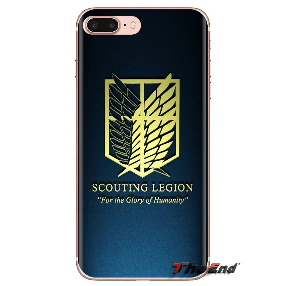 Мягкие прозрачные чехлы для huawei mate Honor 4C 5C 5X6X7 7A 7C 8 9 10 8C 8X20 Lite Pro attack on titan Легион