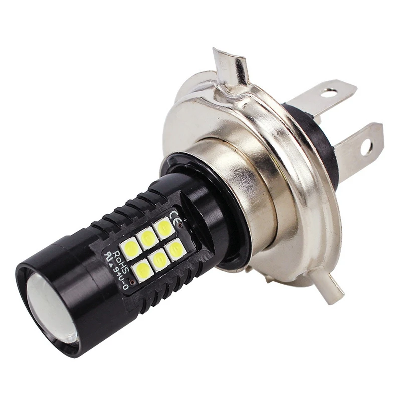 

2Pcs H4 LED Fog Light 21 SMD Bulb 6000K White Hi/Lo Beam Car DRL Daytime Running lights Driving Lamp