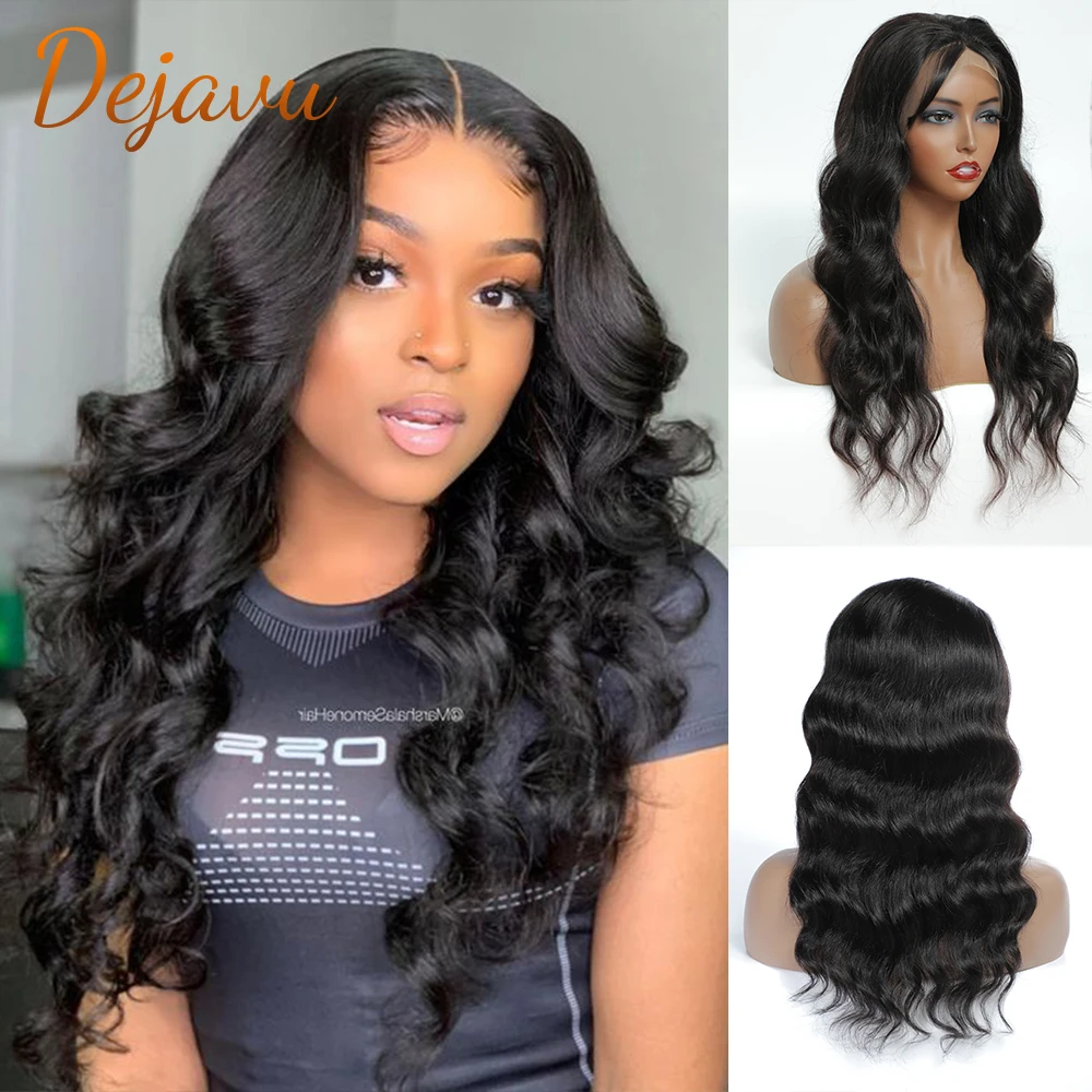 

Объемная волна Синтетические волосы на кружеве парики человеческих волос парики объемная волна парики для волос с детскими волосами натур...