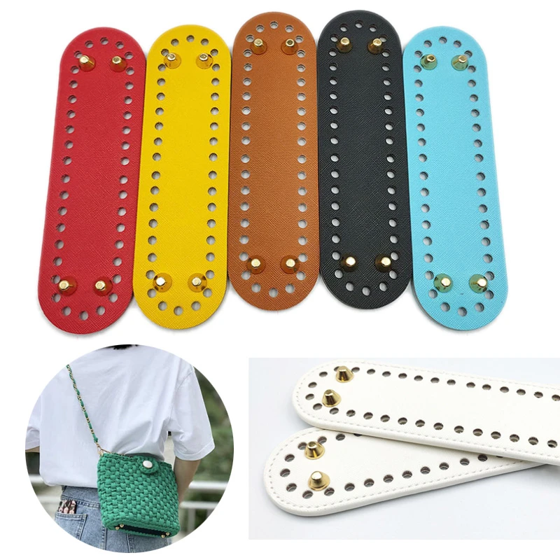 18*5 см овальное длинное дно для вязаной сумки искусственная кожа основание ручной