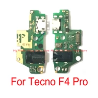 10 pcs original usb charging port dock connector board flex cable for tecno f4 pro charge charger port board repair parts