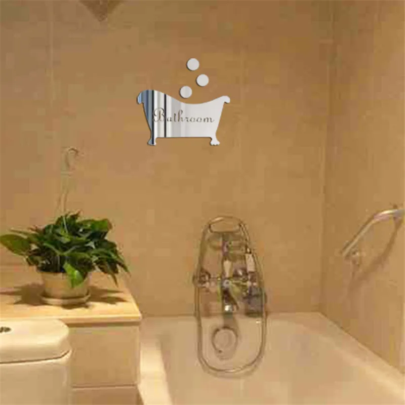 Новое украшение мужские и женские украшения дома ванной узор наклейки Санузел