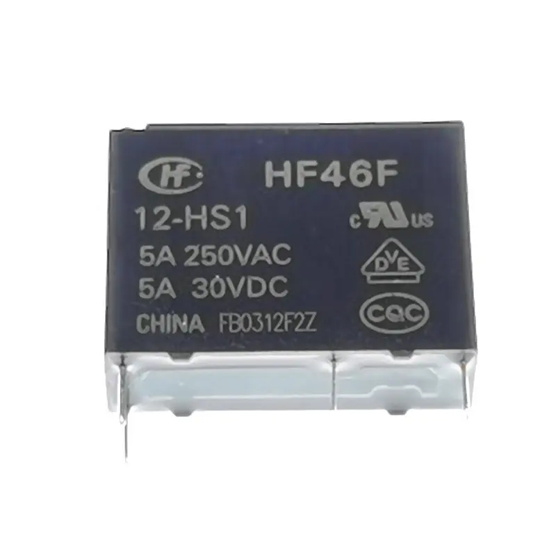 Реле HF46F 12 HS1 5 шт. В А дип4|hf46f 12-hs1|12v 5a relayrelay |