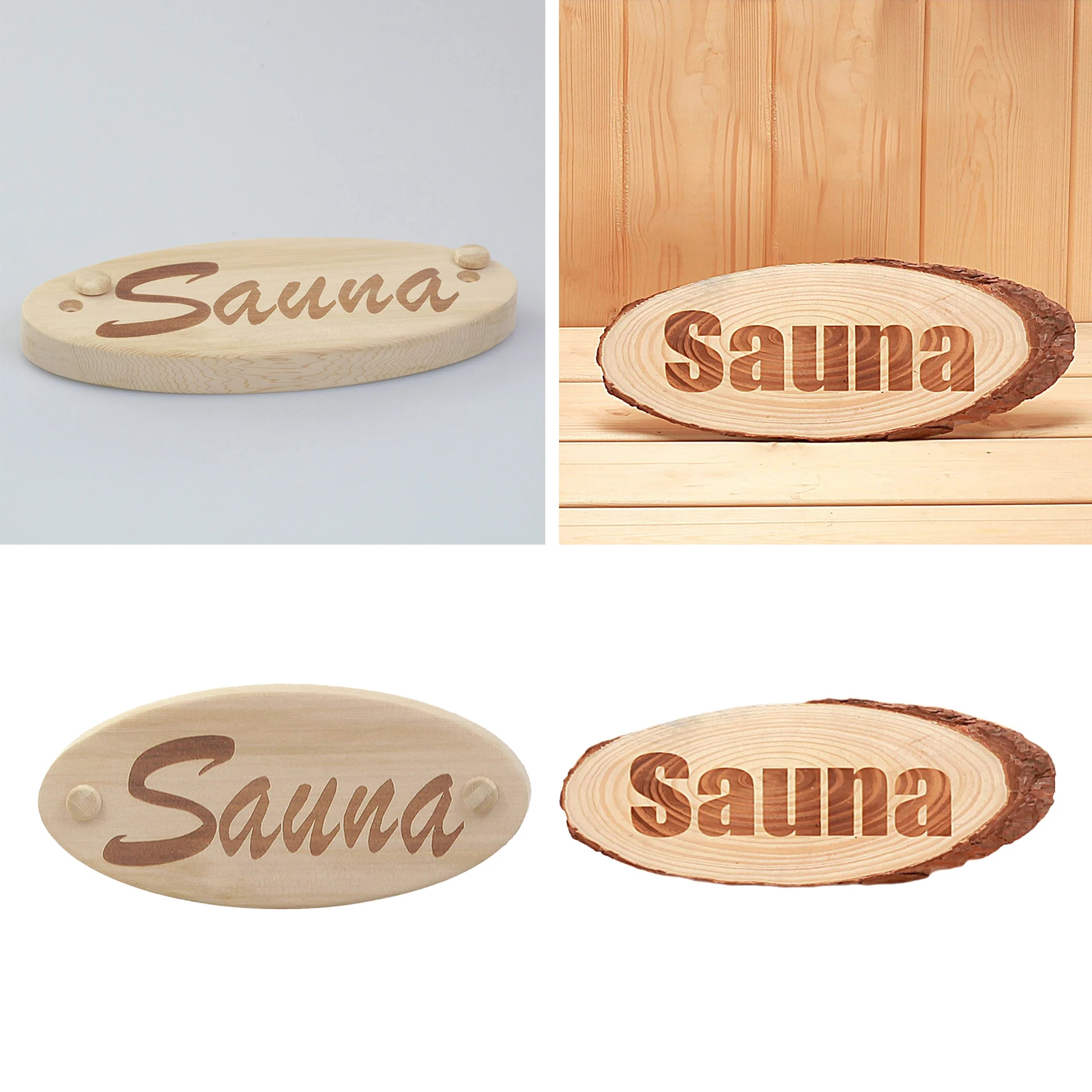 

Retro Rustic Sauna Wood Sign for Sauna Accessories Hinweisschild Decoration