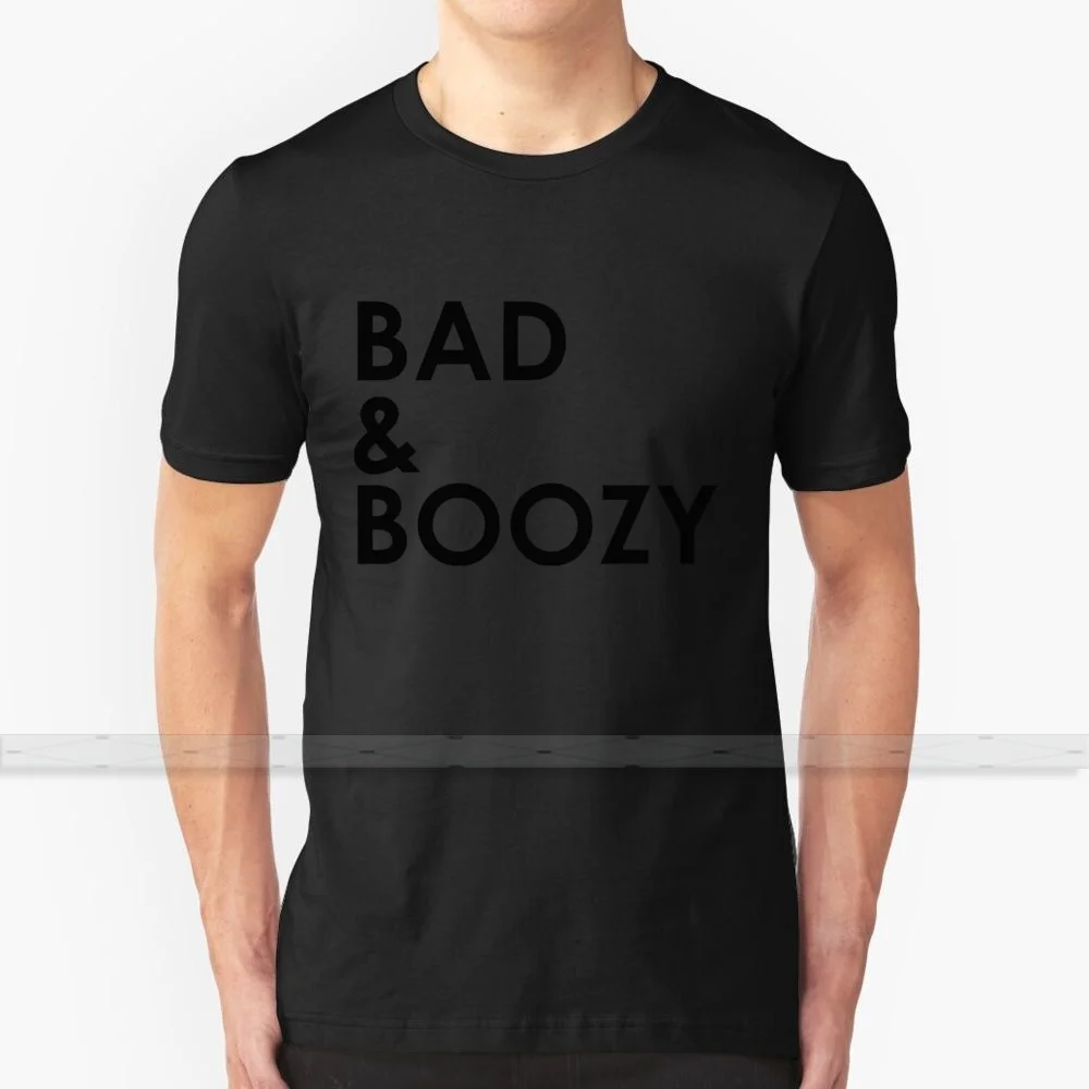 Футболка Bad &amp Boozy для мужчин и женщин летние хлопковые футболки большие размеры S