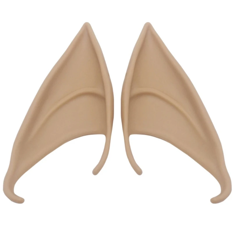 Glitter Sequins Elf Ears Anime Fairy Pixie Cosplay Costume Halloween Party Props