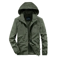mens hooded jacket hat detachable lightweight outwear breathable lining coat aw21 windproof jacket male clothes