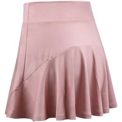 pink Спортивная Короткая юбка для девочек, теннисная юбка, женские свободные штаны для йоги, быстросохнущая юбка для фитнеса, штаны, юбка - Цвет: pink