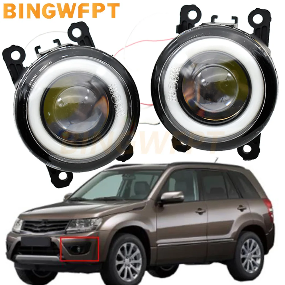 

1 пара автомобиля H11 светодиодный туман светильник + Ангел глаз LED 12 В для Suzuki Swift MZ EZ хэтчбек 2005-2015