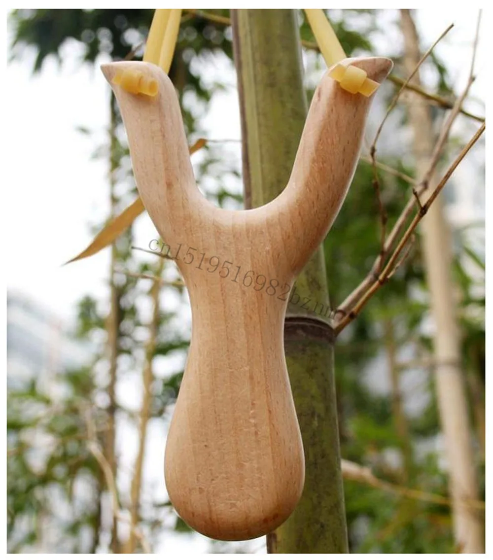 Рогатка Охотничья деревянная катапульта с резиновой трубкой наружный высокого