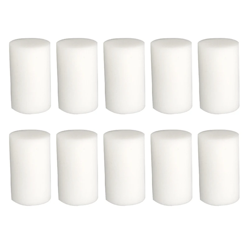 

Set of 10 6cm Wall Paint Roller Foam Covers Refills High Density White
