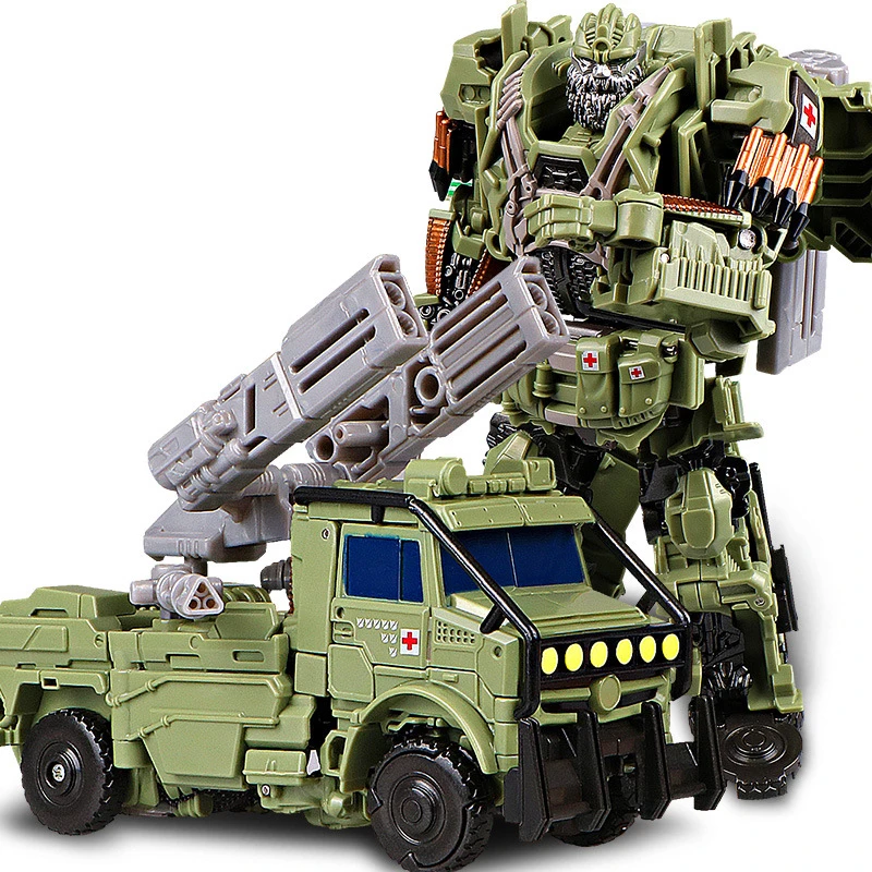 

BMB H6001-6 YS-06 Transformation Anime Figure Action Movie Model Deformable KO SS18 Hound Car Robot Toys For Children Kid Gift