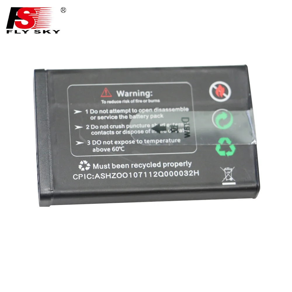 1 шт. RC батарея FS BA1700 3 7 V 1700Mah перезаряжаемая литиевая для i10/GT2B/GT3C/IT4/iT4S|battery 3.7v|3.7v