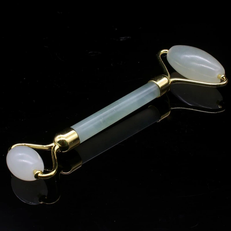 Натуральный китайский подлинный нефритовый ролик гуаша инструменты массажер