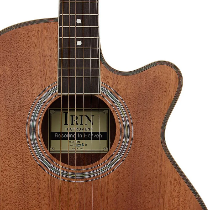 

IRIN A107 6Pcs/Set (.011-.052) Acoustic Guitar Strings Steel Core Copper Alloy Wound with End Ball Medium Tension