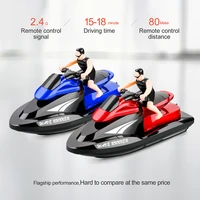 2 4ghz remote control motor boat speedboat rivers and lakes water toys for swimming pools lakes boys gift rc speedboat