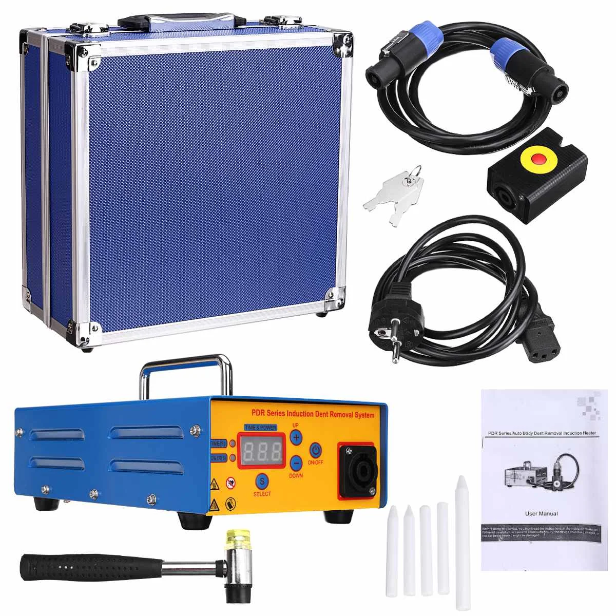 Preço 1380w Eua/ue Plug Carro Reparação Dent Aquecedor De Indução Reparação Dent Removedor Ferramenta Máquina Corpo Do Carro Paintless Dent Removendo 110v/220v