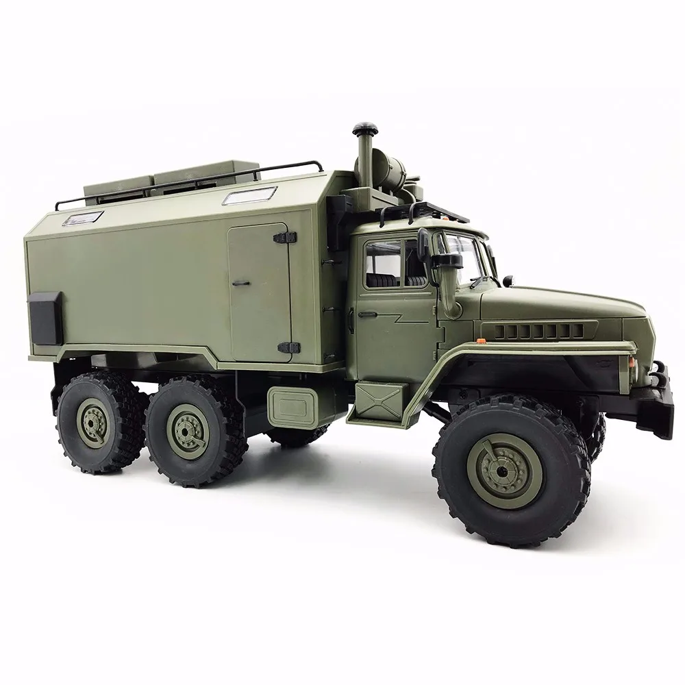 WPL RC грузовик B36 Урал 1/16 2,4G 6WD Военный Грузовик Рок Гусеничный пульт дистанционного управления автомобиль Хобби игрушки для мальчика carro eletrico