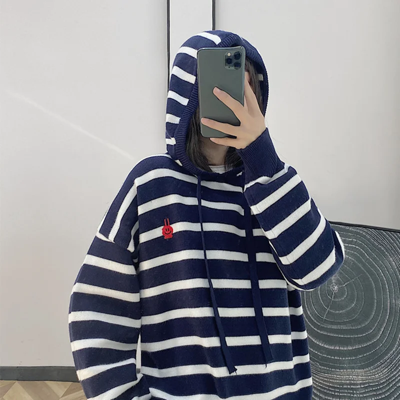 

Шерстяной свитер, пуловер, толстовка, женские топы, свободные кашемировые корейские модные вязаные винтажные кофты большого размера с длин...