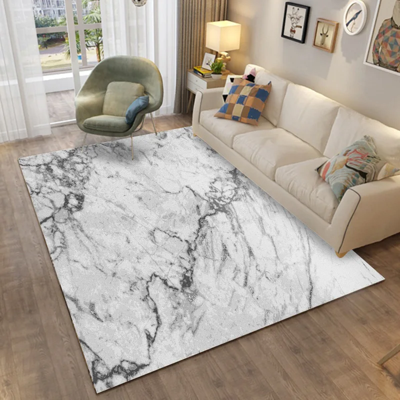 

200*300cm Modern New Chinese Style Abstract Ink Landscape Oil Painting Kitchen Living Room Bedroom Bedside Mat
