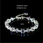 Женский многоугольный браслет Aurora Cube, квадратныйкруглый браслет с кристаллами из бисера для тенниса, ювелирные изделия для девочек