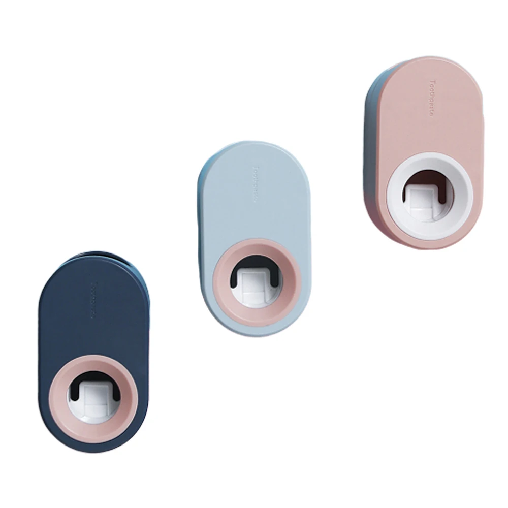 

Creative Automatic Toothpaste Squeezing Toothpaste Plastic Oval Lazy Special Bathroom Toothpaste