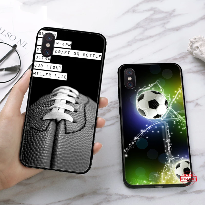 Футбольный мяч на воде силиконовый мягкий чехол для Xiaomi 6 8 Lite 9 SE F1 A1 A2 A3 9T Pro CC9 CC9E Mix