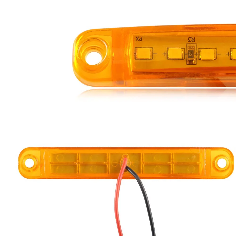 10 шт. фонари для прицепа 9 светодиодов 24 В|Система освещения грузовика| |