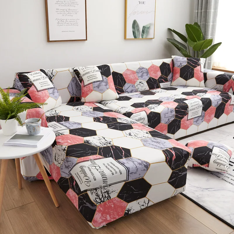 

Comfortable Stretch Sofa Cover for Living Room L Shape Armchair Cover Single Two Three Seat Breathable Couch Covers for Sofas