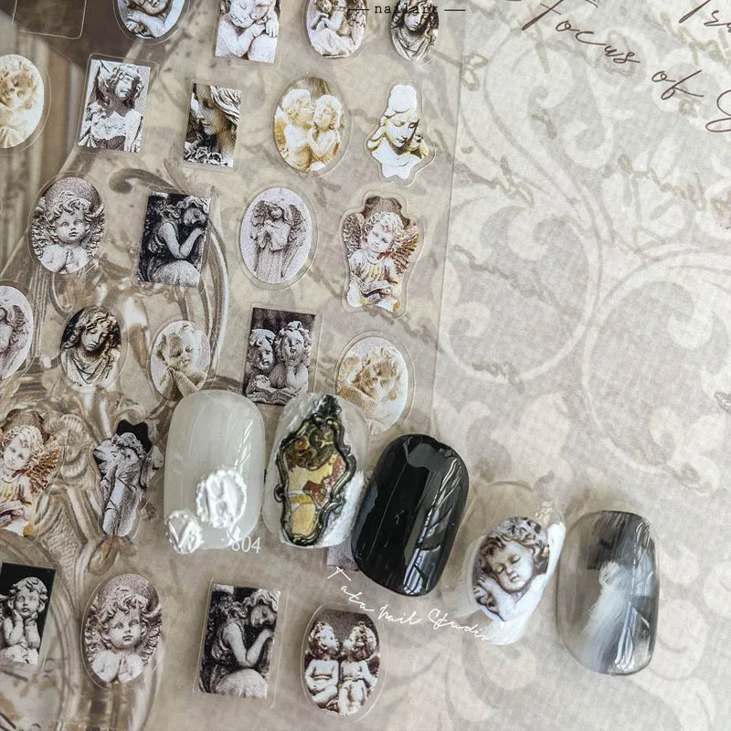 

1 шт., стикер для дизайна ногтей в стиле ретро барокко