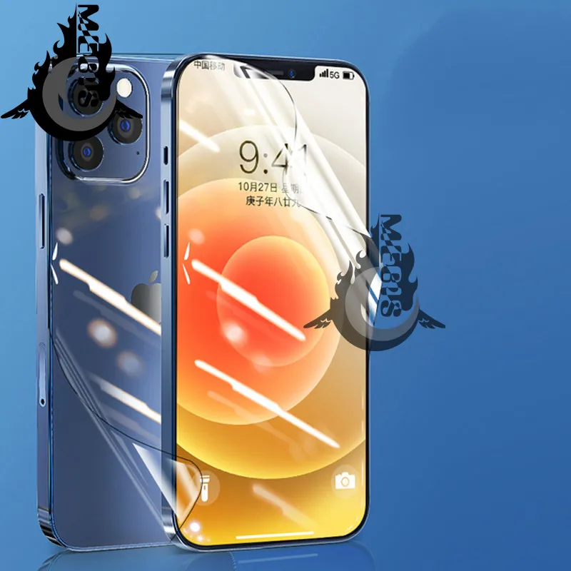 

Back Hydrogel Film for Iphone 12 Mini 11 Pro XS Max X XR SE 2020 7 8 6 6s PLus Protective Film Iphone Screen Protector Cover